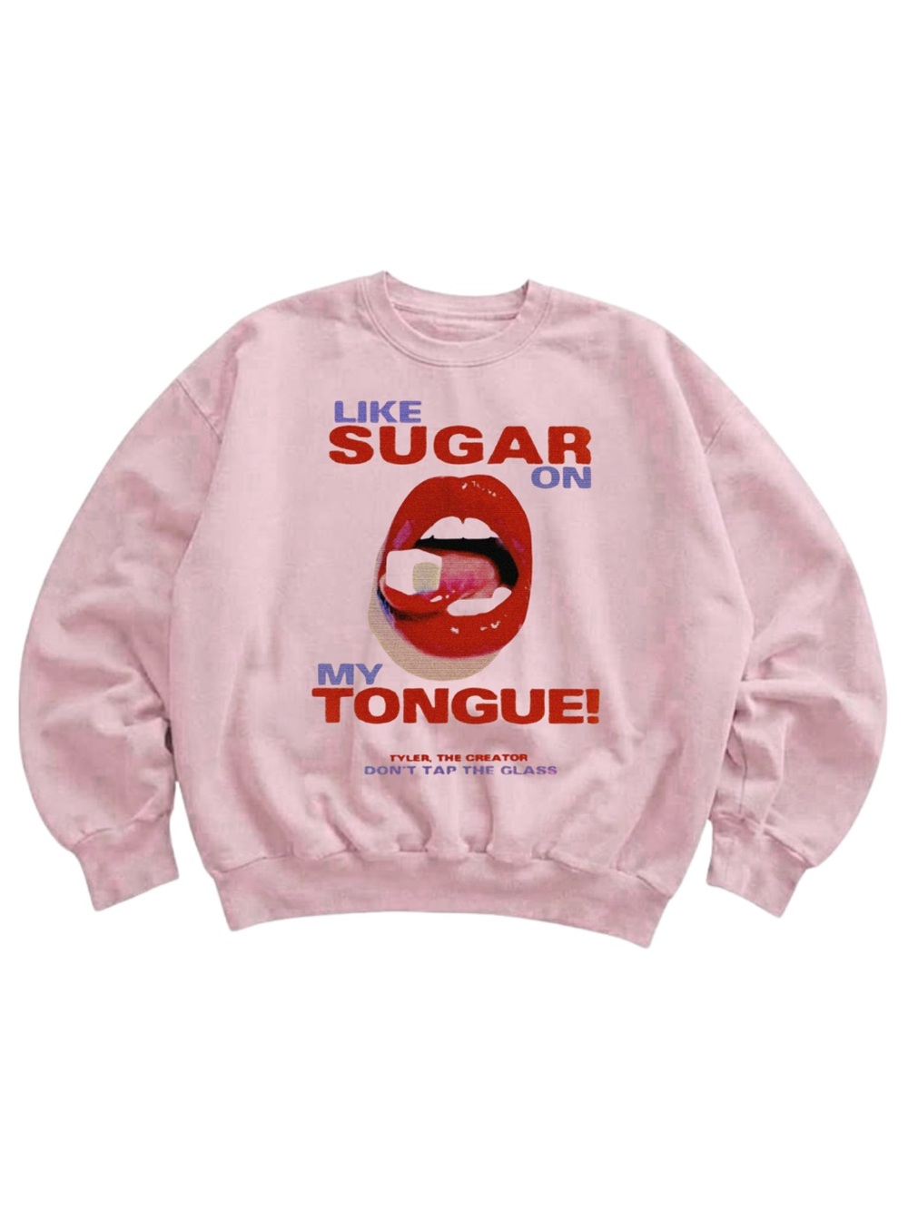 Gildan Pink Graphic Sweatshirt - 'Like Sugar On My Tongue'